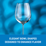 Ocean Glass Matera Red Wine Glasses (4-Pieces), 20-ounce, dishwasher safe