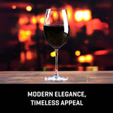 Lucaris Bangkok Bliss Cabernet Glasses (4-Pieces), 16-ounce, Dishwasher Safe, Lead-free Crystalline