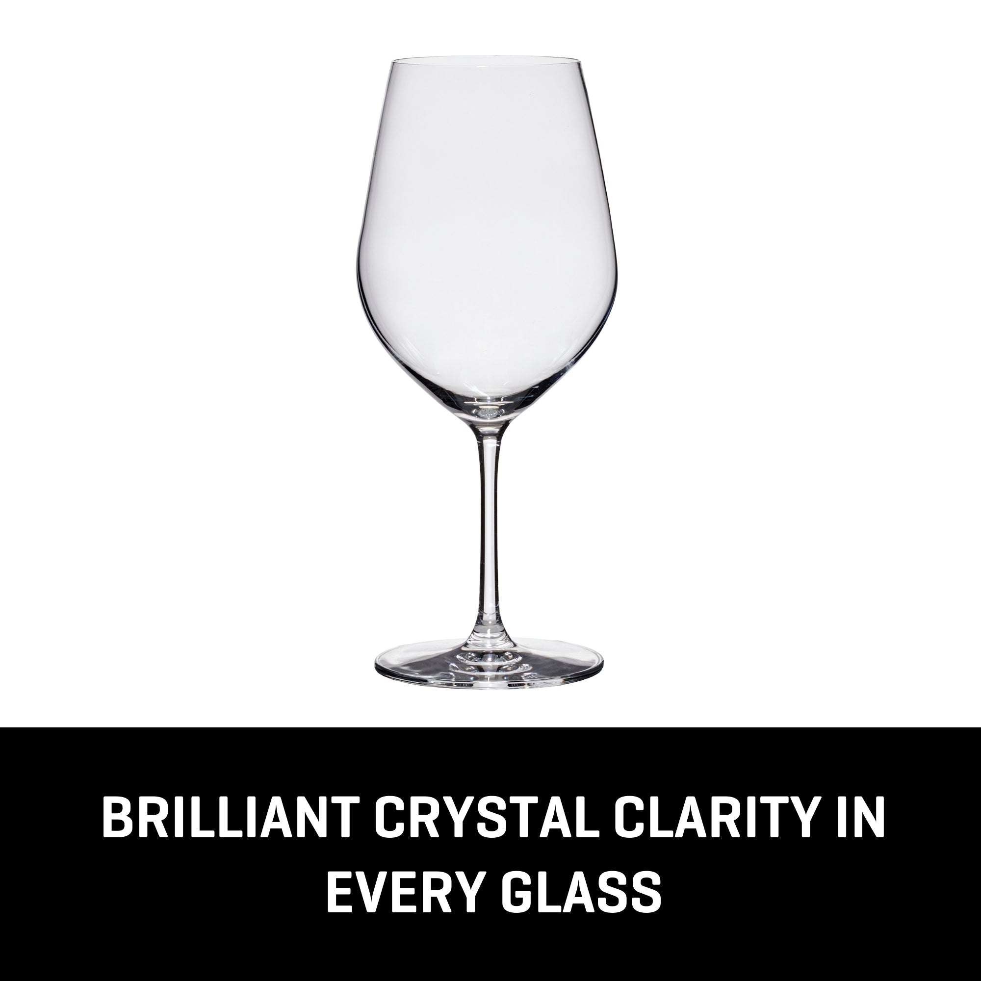 Lucaris Tokyo Temptation Bordeaux Glasses (4-Pieces), 21-ounce, Dishwa