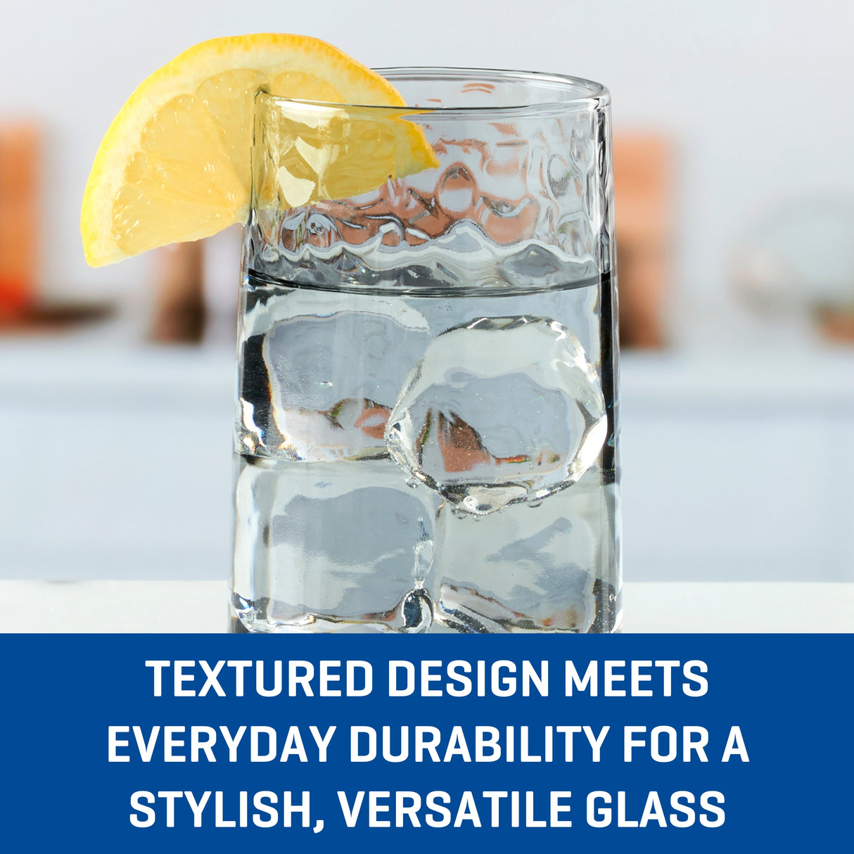 Anchor Hocking Brockhill Smoke Gray Drinking Glasses (16-Pieces, 14.8-ounce and 20.6-ounce, dishwasher safe)