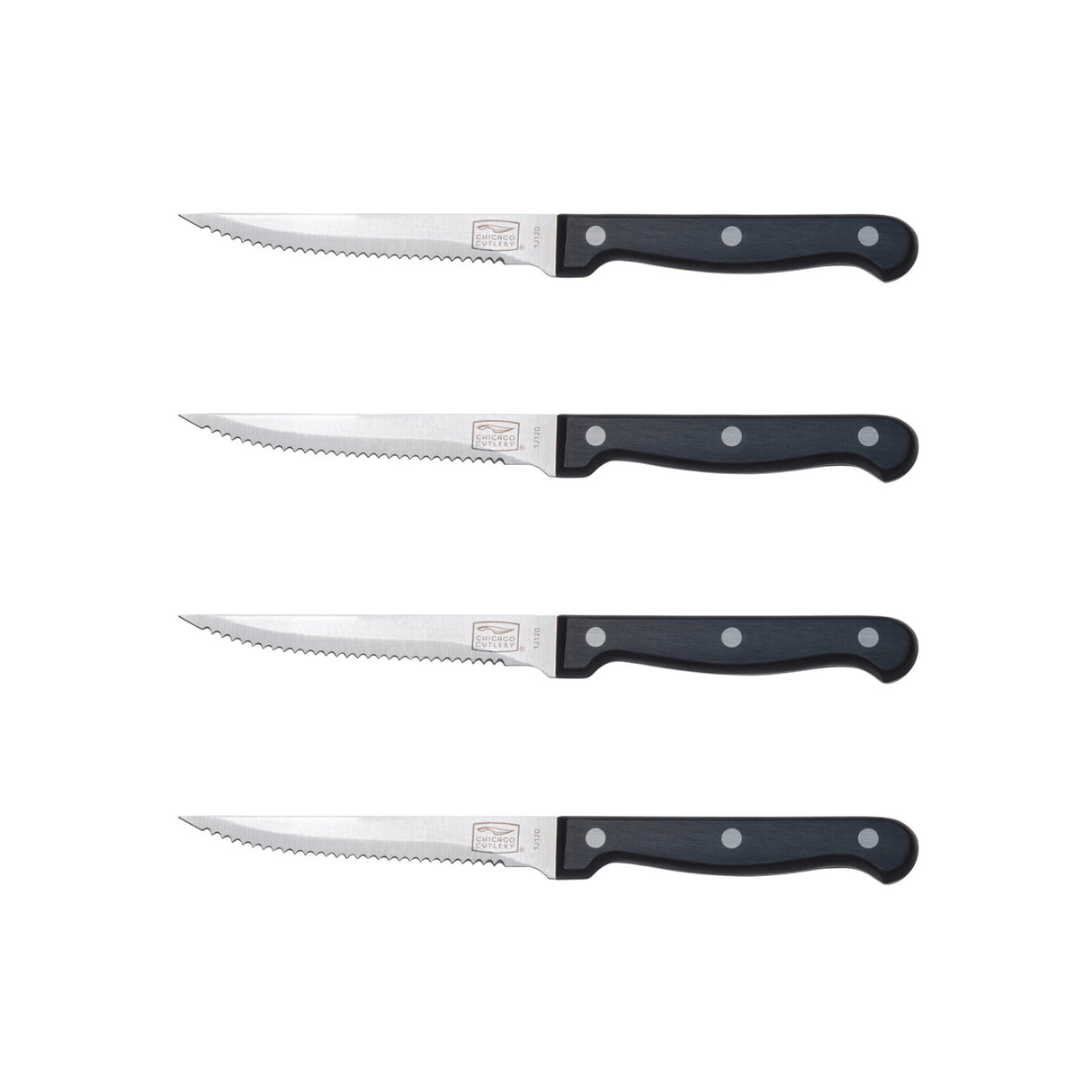 photo of 4 serrated steak knives