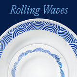 Corelle® Rolling Waves 18-piece Dinnerware Set, Service for 6