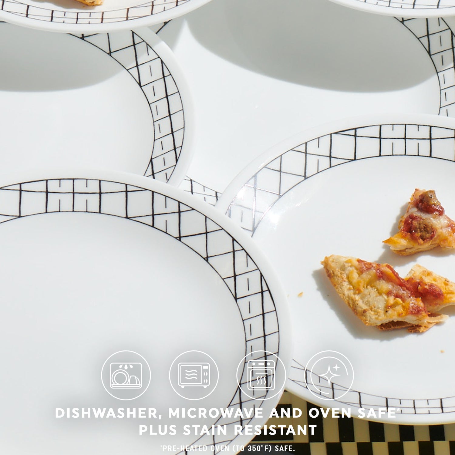 Corelle® Delicate Grid 8.5