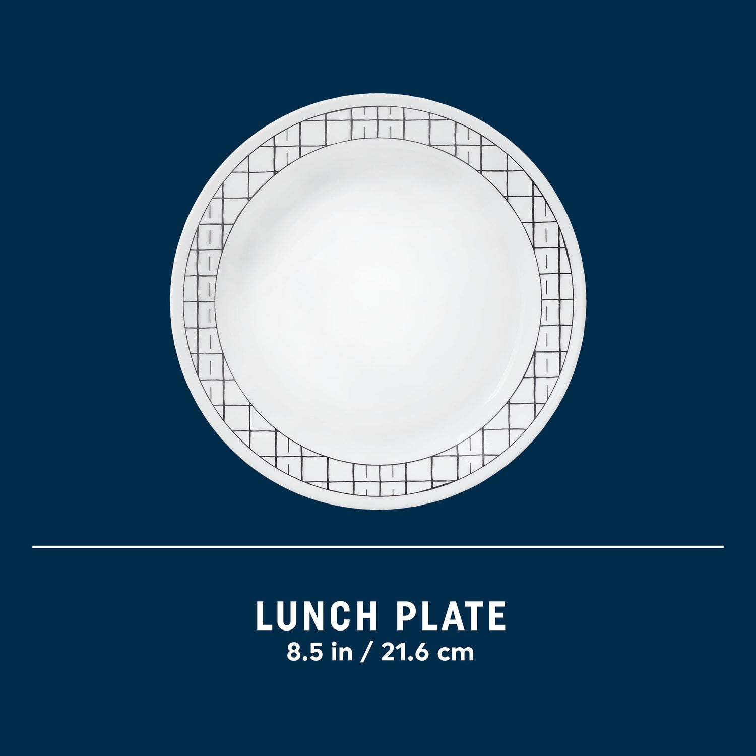 Corelle® Delicate Grid 8.5
