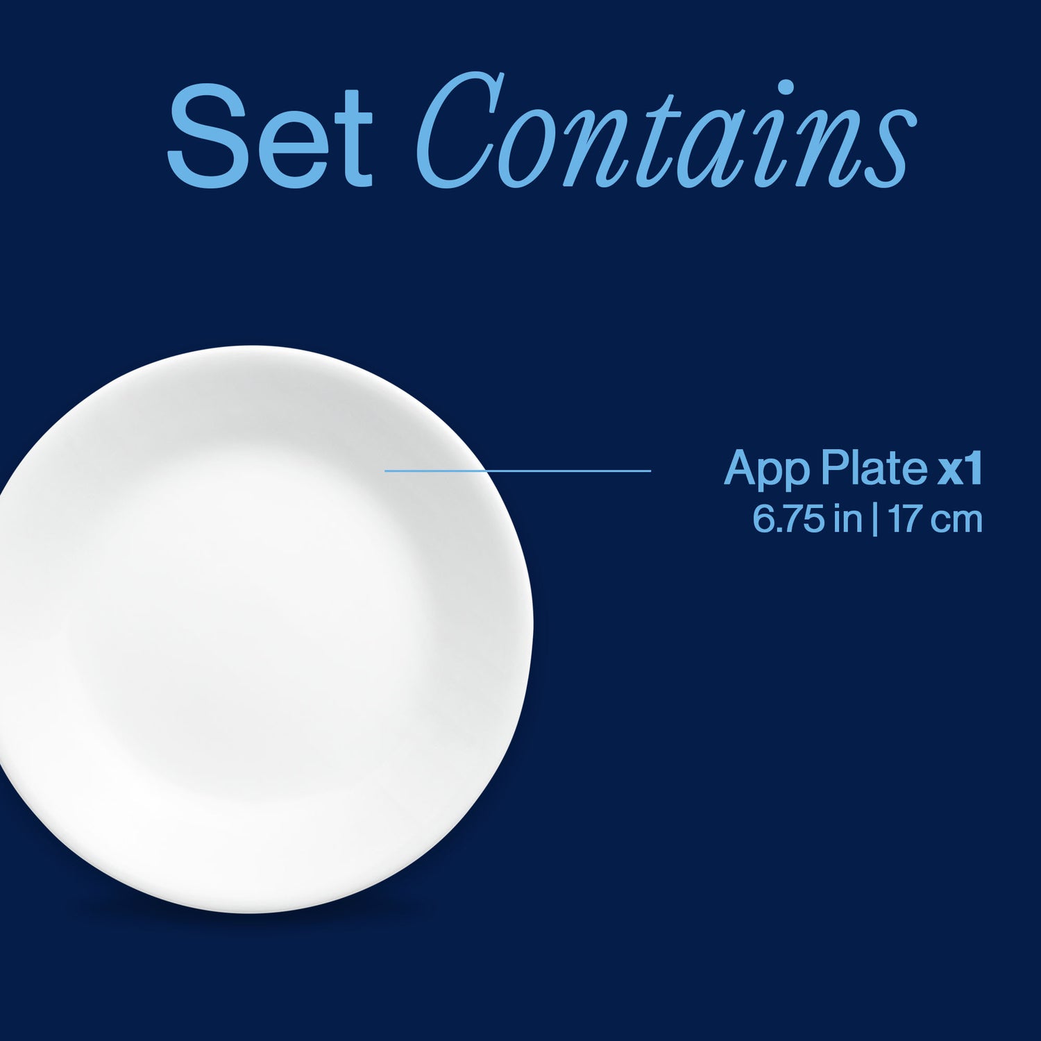 Corelle® Winter Frost White 6.75