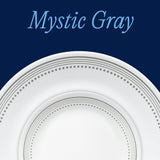 Corelle® Mystic Gray 18-piece Mugless Dinnerware Set, Service for 6