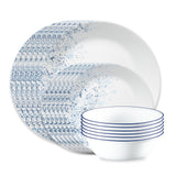 Corelle® Indigo Speckle 18-piece Dinnerware Set, Service for 6