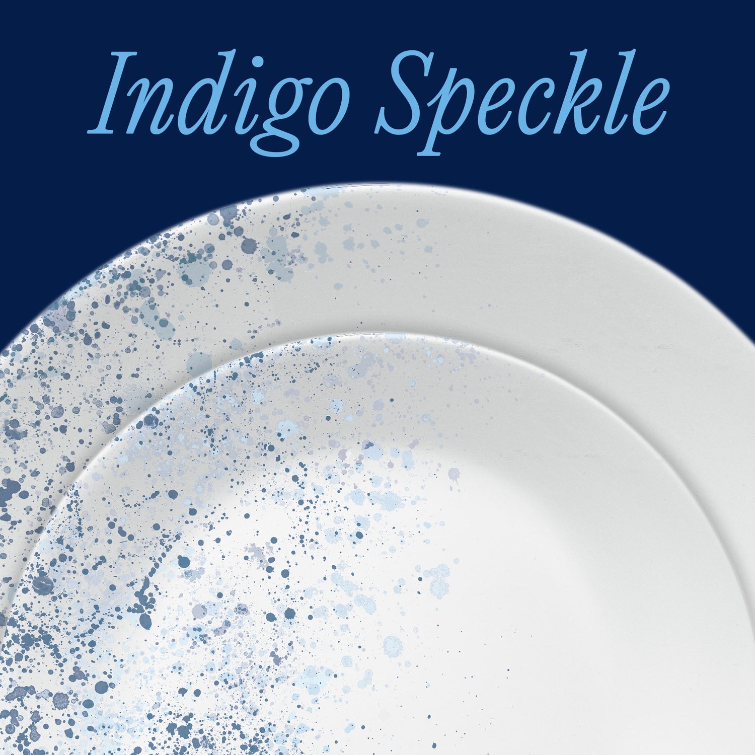 Corelle® Indigo Speckle 18-piece Dinnerware Set, Service for 6