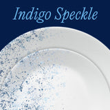 Corelle® Indigo Speckle 18-piece Dinnerware Set, Service for 6