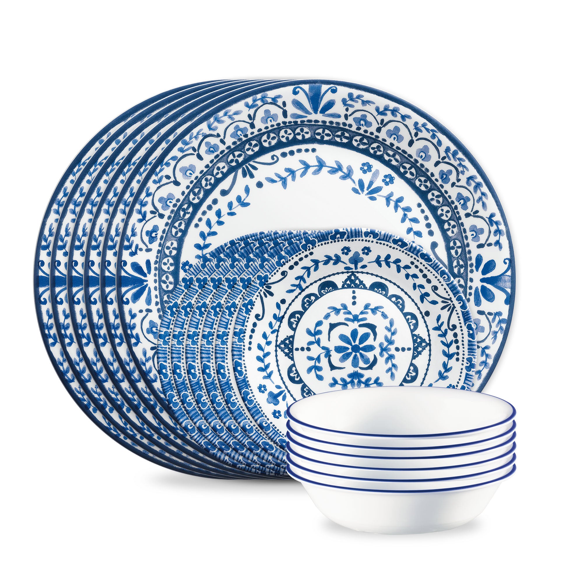 Corelle® Portofino 18-piece Dinnerware Set, Service for 6