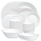 White 78-Piece Dinnerware Set for 12 | Corelle Winter Frost White