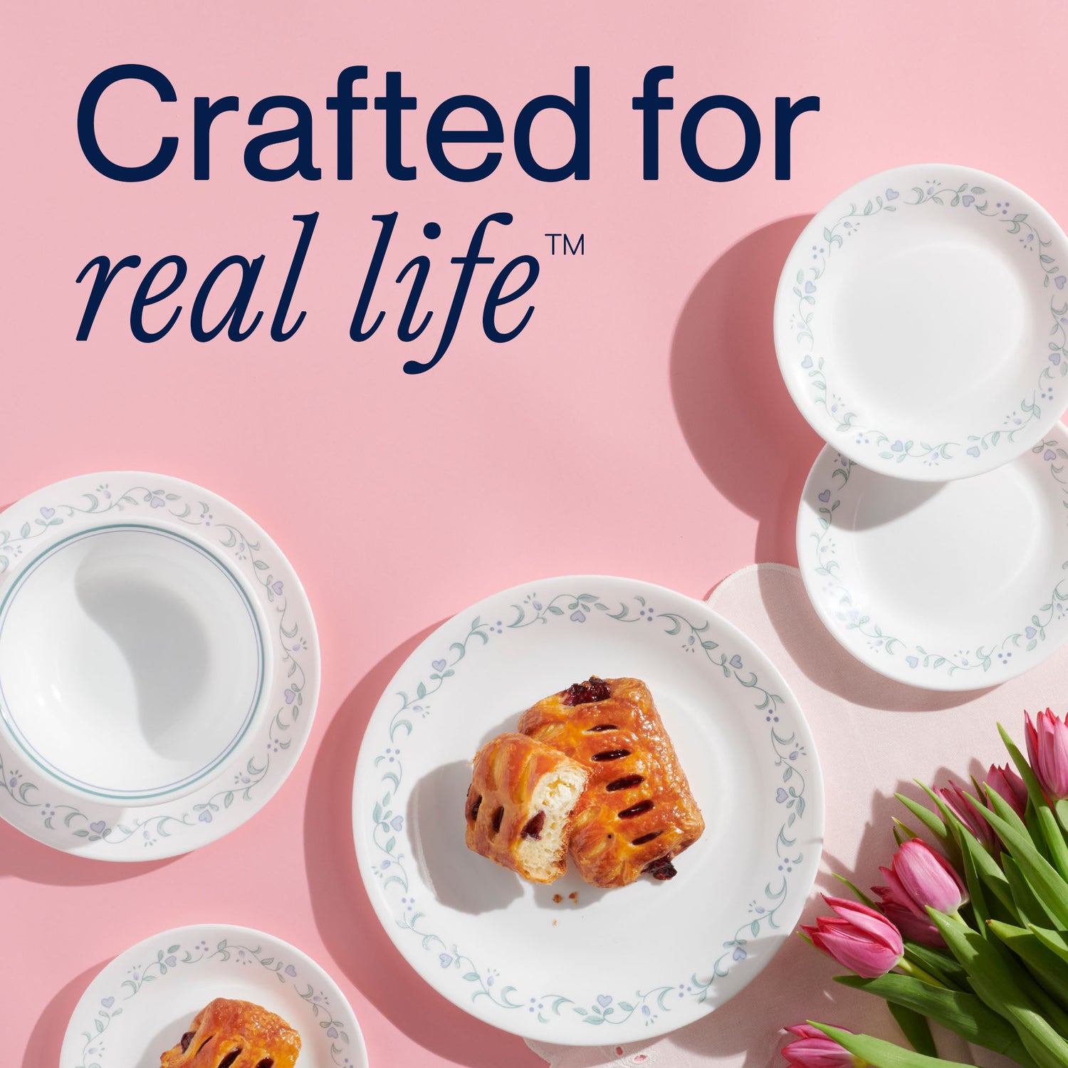 Corelle® Country Cottage 12-piece Dinnerware Set, Service for 4