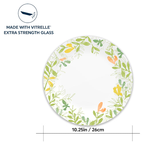 Corelle® Contemporary Fruit 10.5" Dinner Plate- 4 Pack
