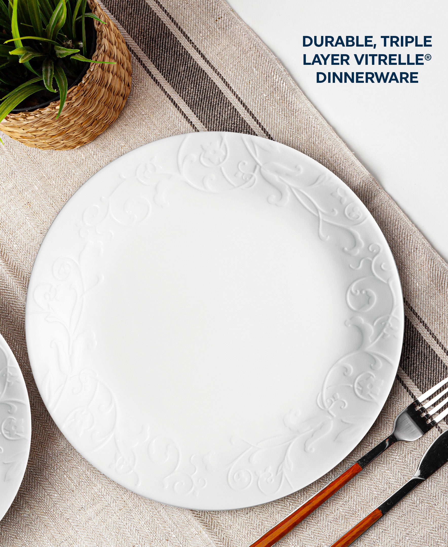 Corelle® Bella Faenza Dinnerware & Serving Bowl Bundle | Service for 6