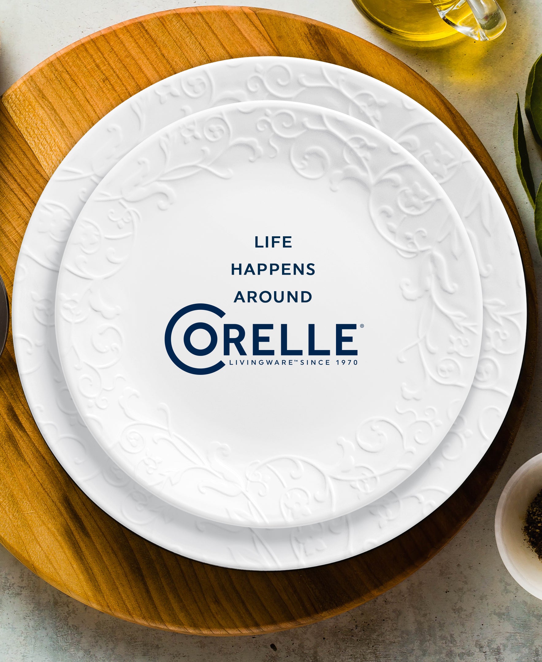 Corelle® Bella Faenza Dinnerware & Serving Bowl Bundle | Service for 6