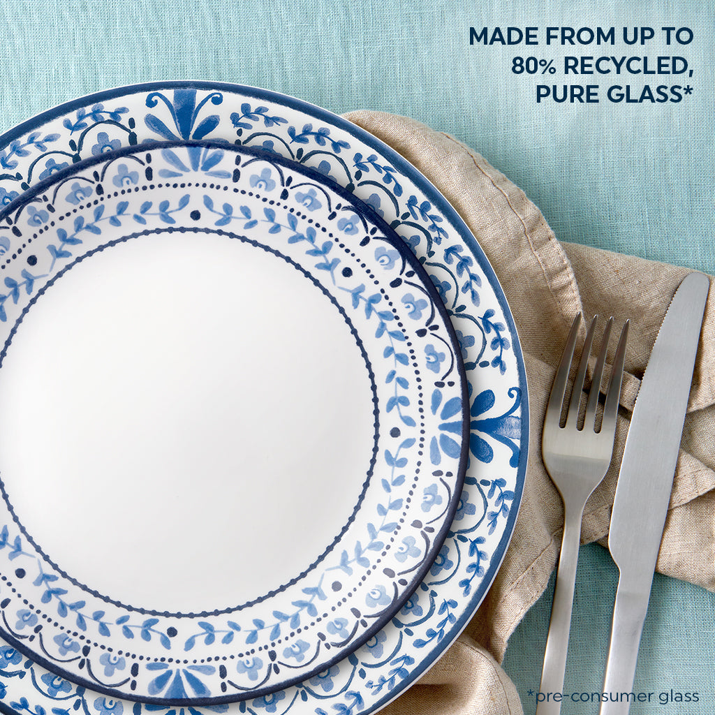 Corelle Portofino 78-Pc Dinnerware | Lightweight & Durable