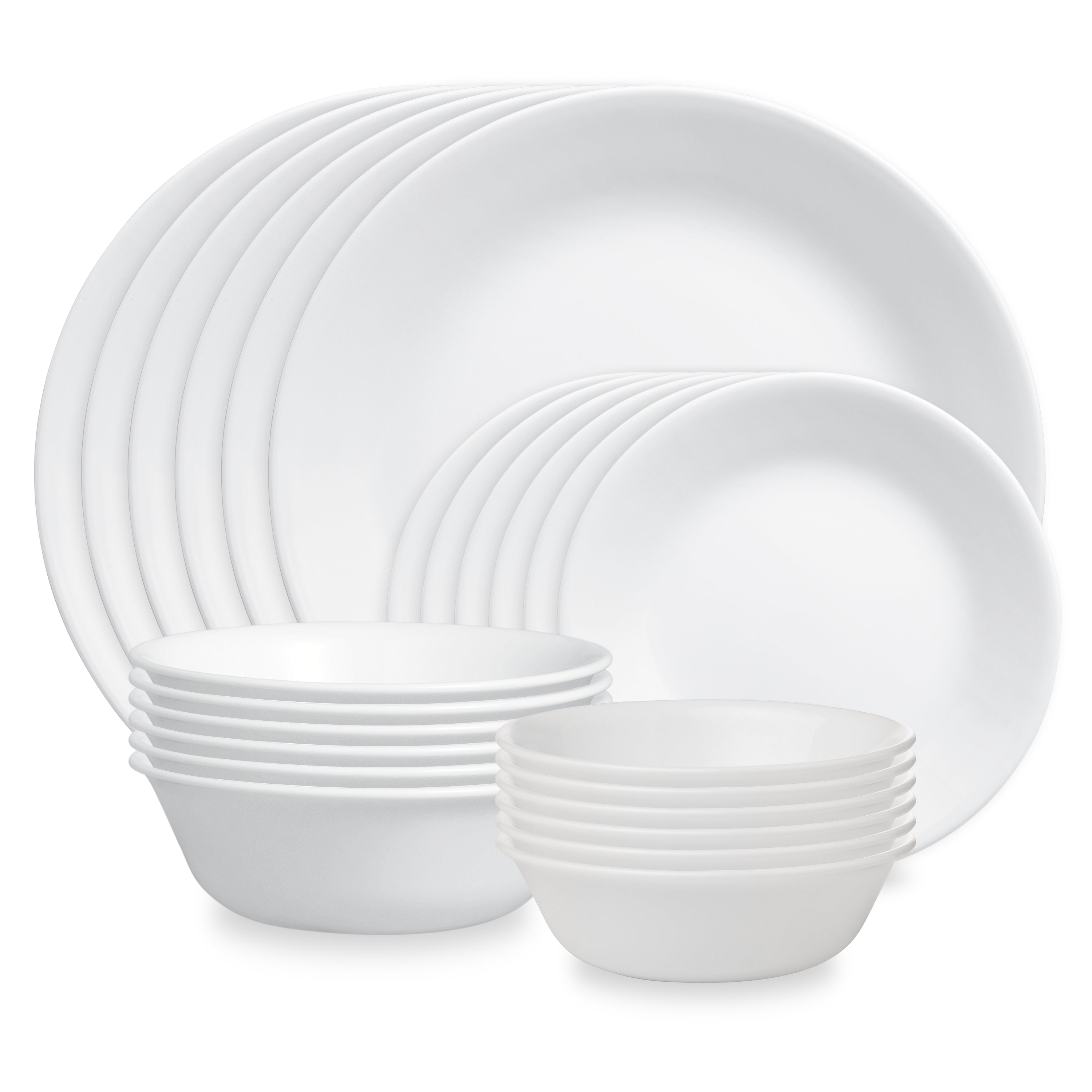 Corelle® Winter Frost White 24-piece Dinnerware Set