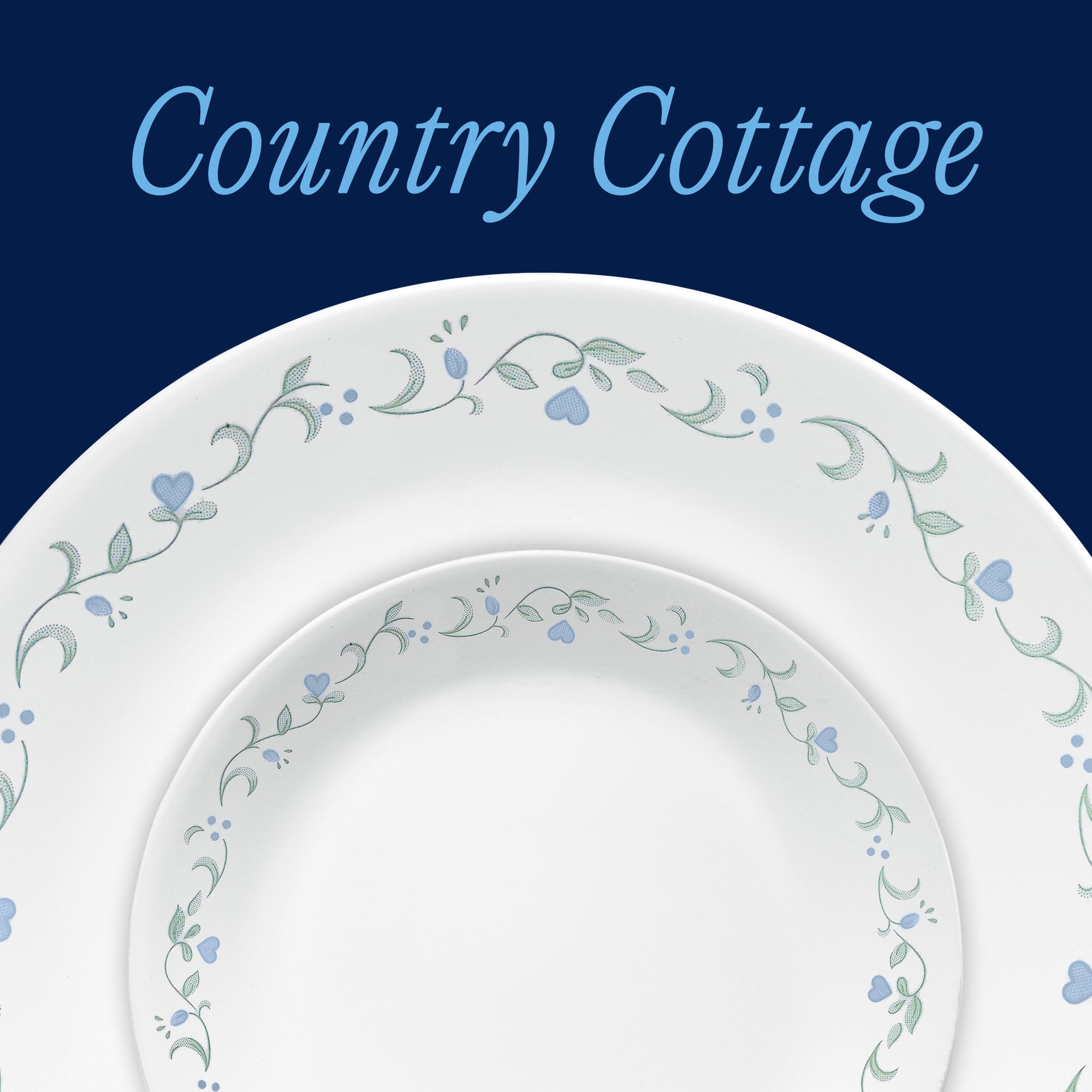 Corelle® Country Cottage 16-piece Mugless Dinnerware Set, Service for