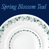 Corelle® Spring Blossom Green 18-piece Dinnerware Set, Service for 6