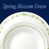 Corelle® Spring Blossom Green 18-piece Dinnerware Set, Service for 6
