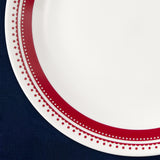 up close image of Sadie dinnerplate pattern