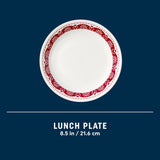 image of Sadie lunch plate with dimension 8.5" shown