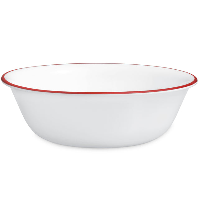 Sadie Red Rimmed 18-ounce Cereal Bowl