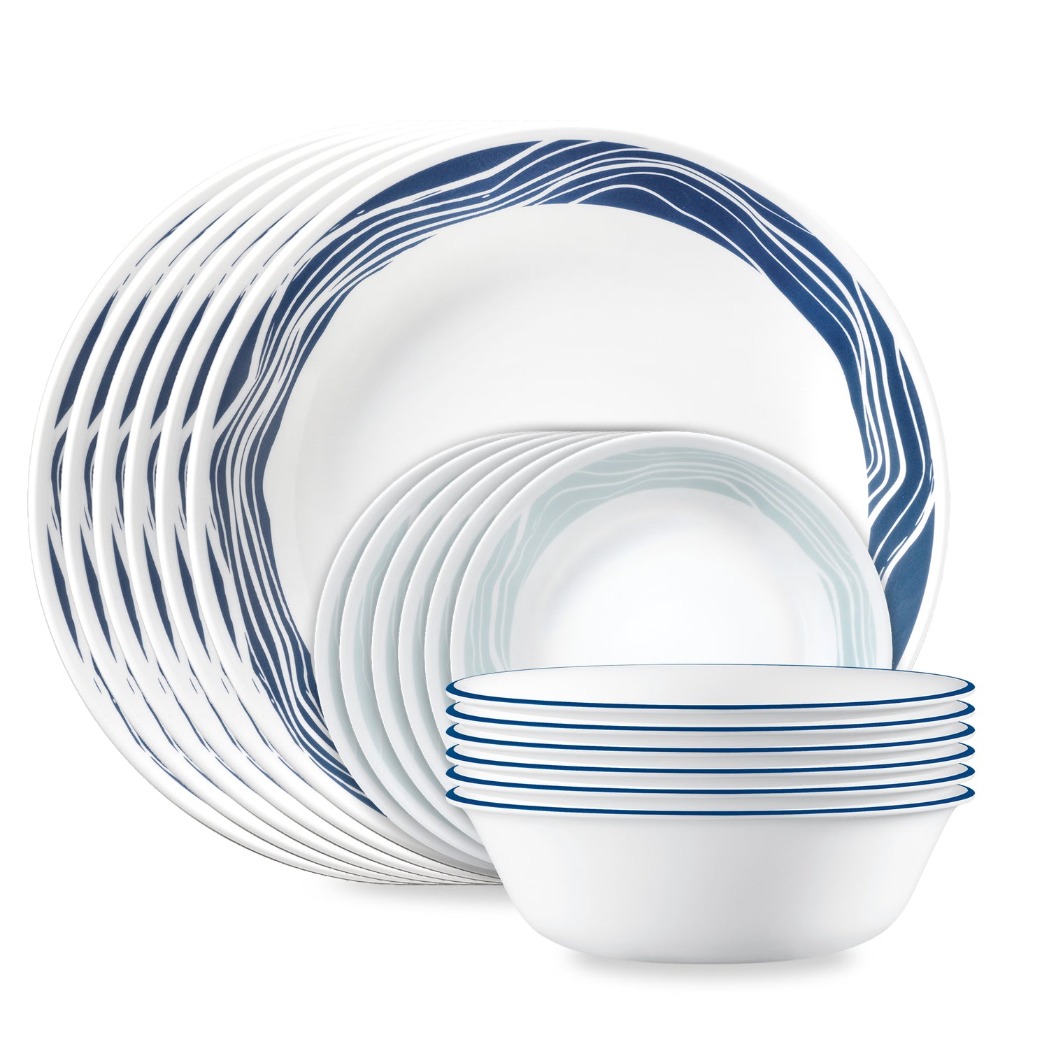 Corelle® Acadia 18-piece Dinnerware Set, Service for 6