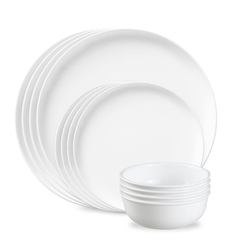 Corelle® Modern Rounds Service for 4: 12pc Set