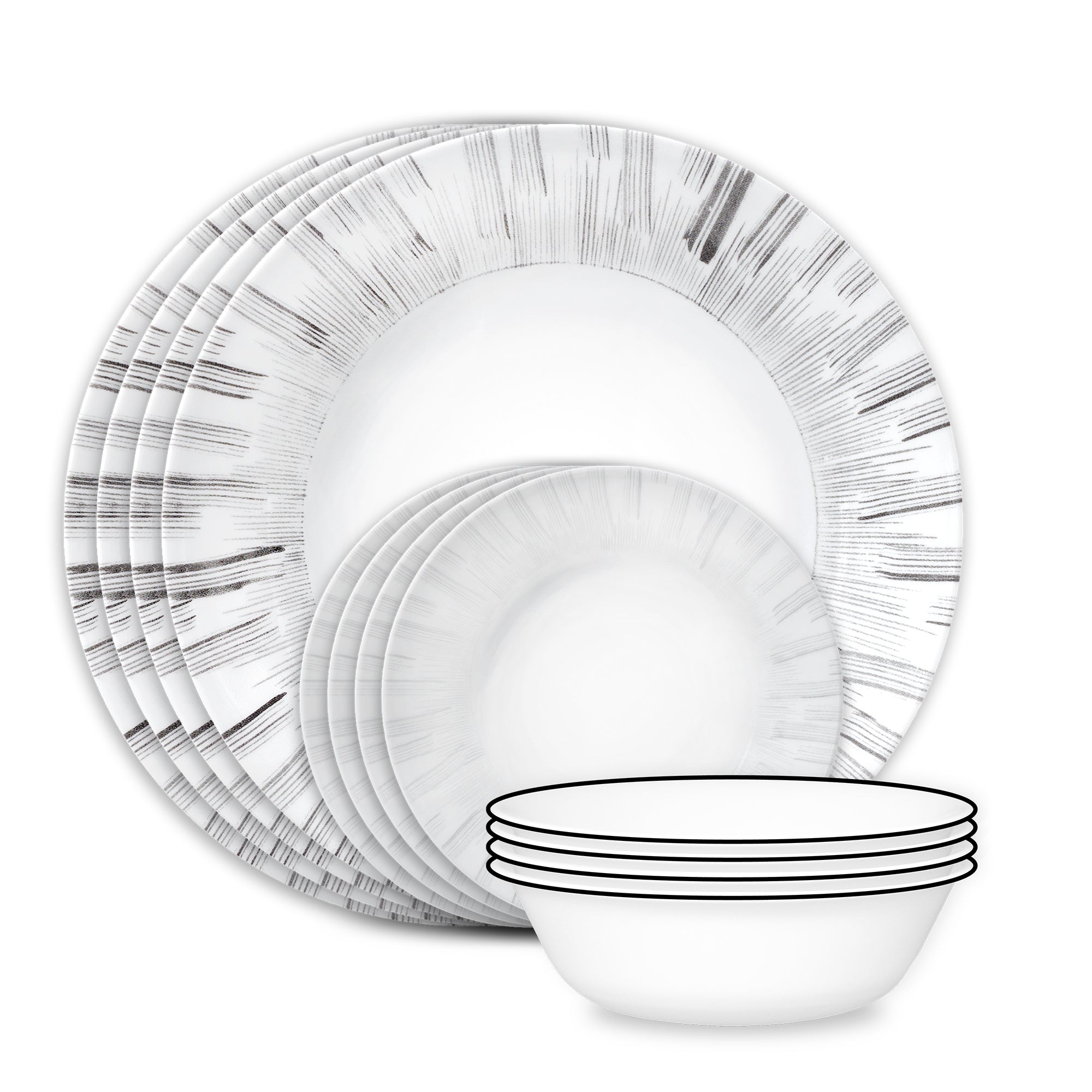 Corelle® Arica 12-Piece Glass Dinnerware Set | Service for 4