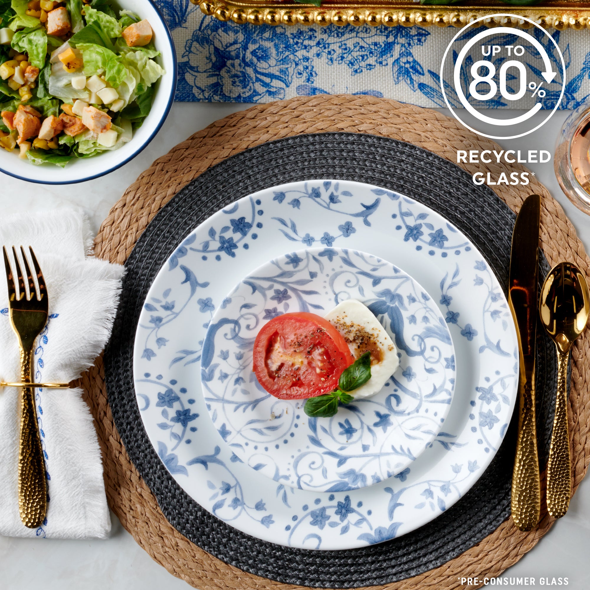 Corelle Darlington 12-pc Dinnerware Set | Lightweight & Durable