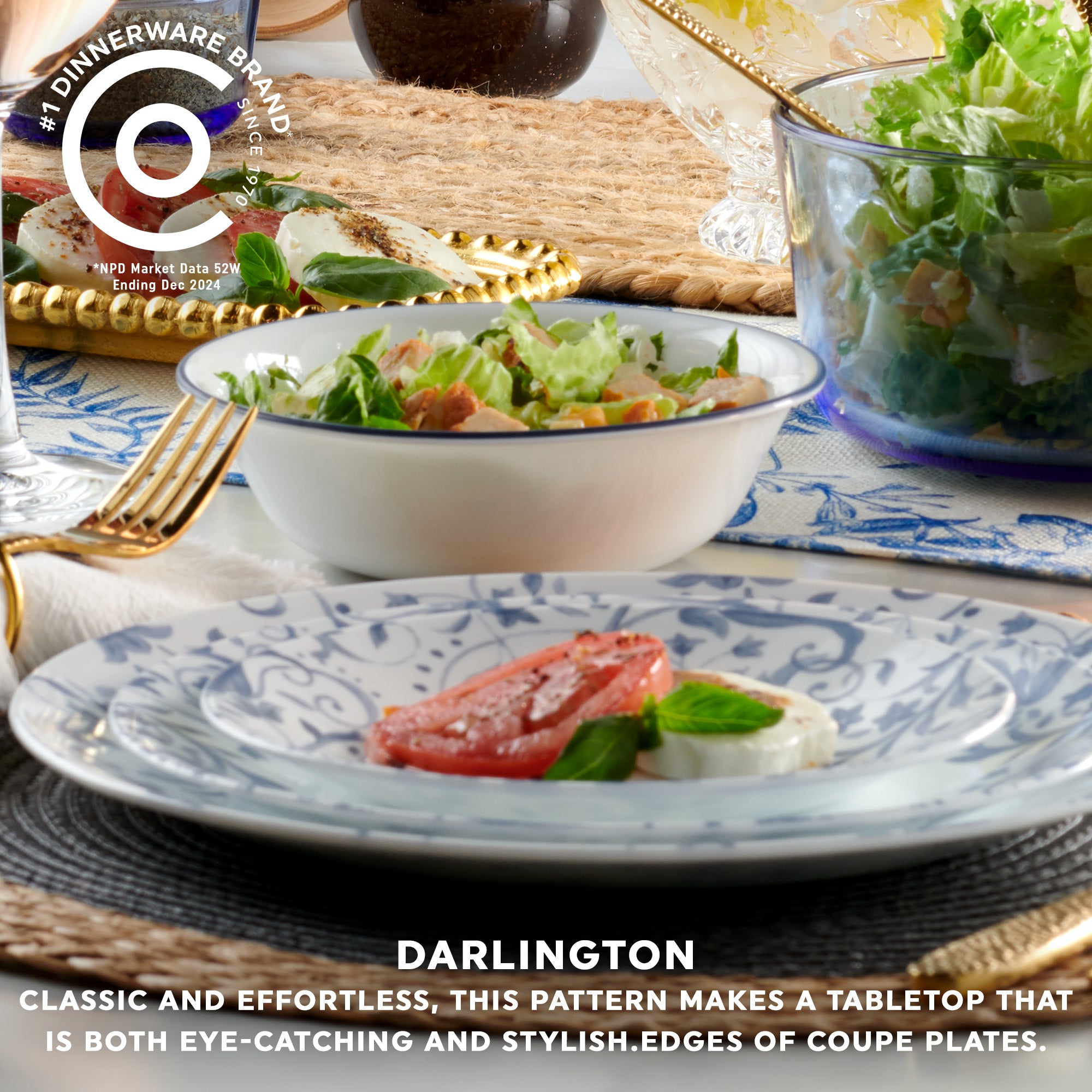 Corelle Darlington 18-oz Bowl | Lightweight & Chip-Resistant