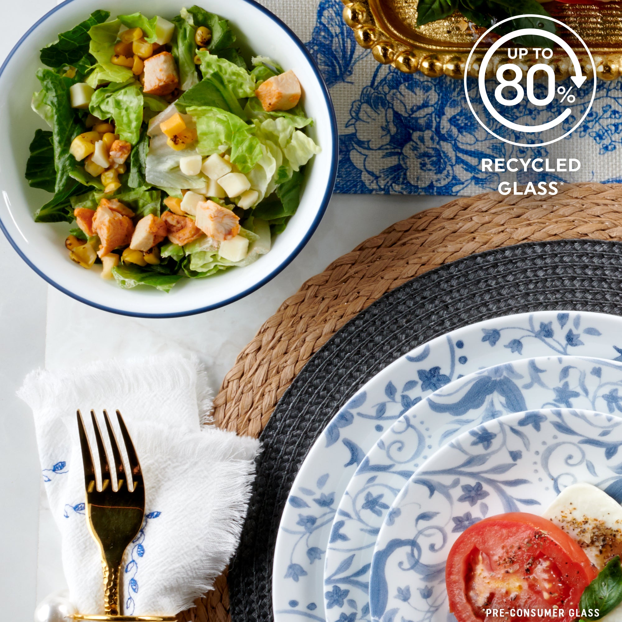 Corelle Darlington 18-oz Bowl | Lightweight & Chip-Resistant