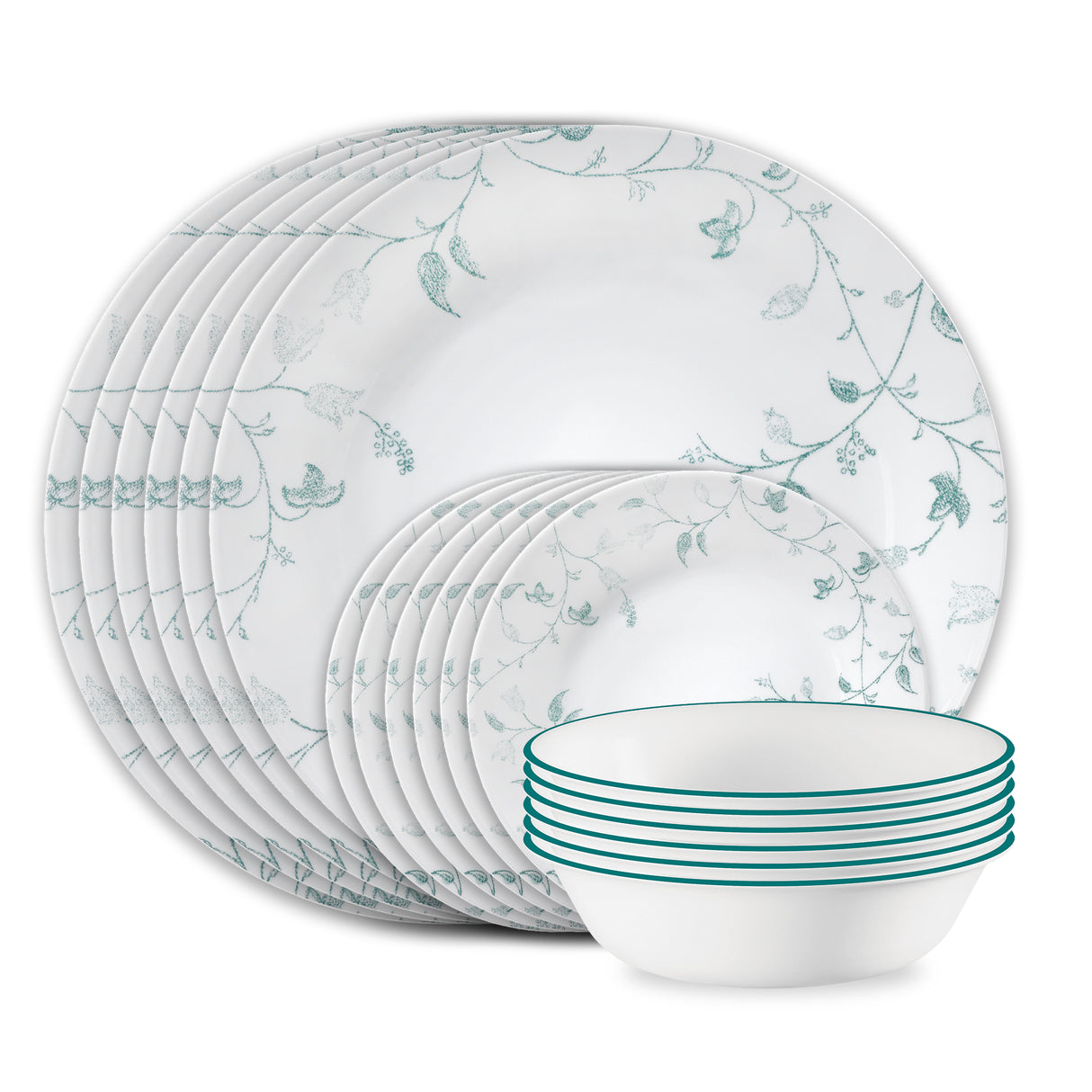 Corelle® Chambord 18-piece Dinnerware Set, Service for 6