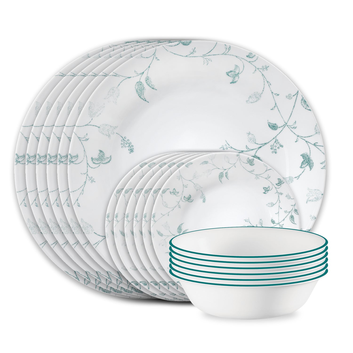 Corelle® Chambord 18-piece Dinnerware Set, Service for 6
