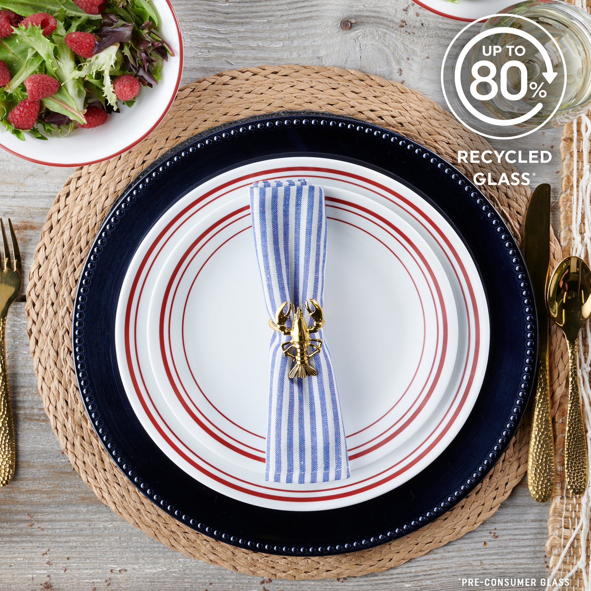 Corelle® Logan 18-pc Dinnerware Set, Service for 6