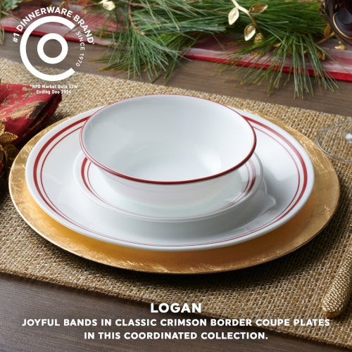 Corelle® Logan 18-pc Dinnerware Set, Service for 6