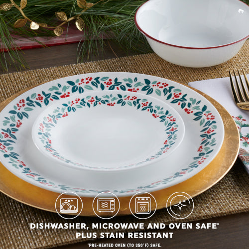 Corelle Winter Berries 18-pc Dinnerware Set, Service for 6 - Thumbnail 2
