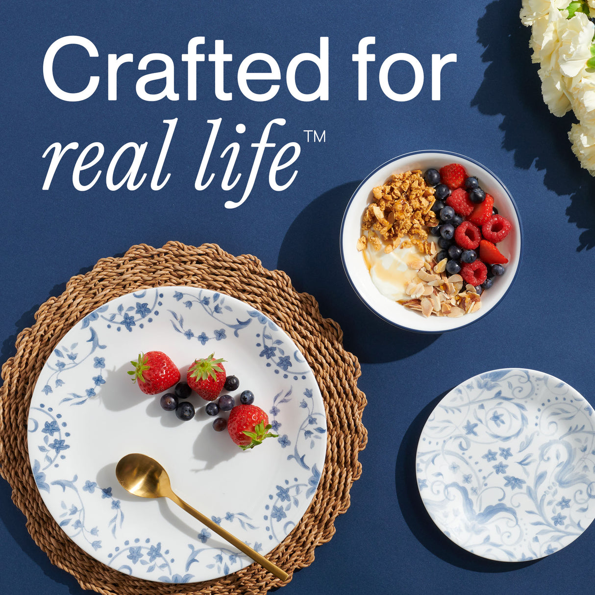 Corelle® Darlington 18-piece Dinnerware Set, Service for 6