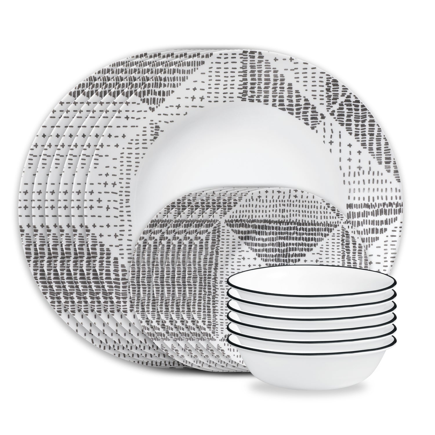 Corelle® Odisha 18-piece Dinnerware Set, Service for 6