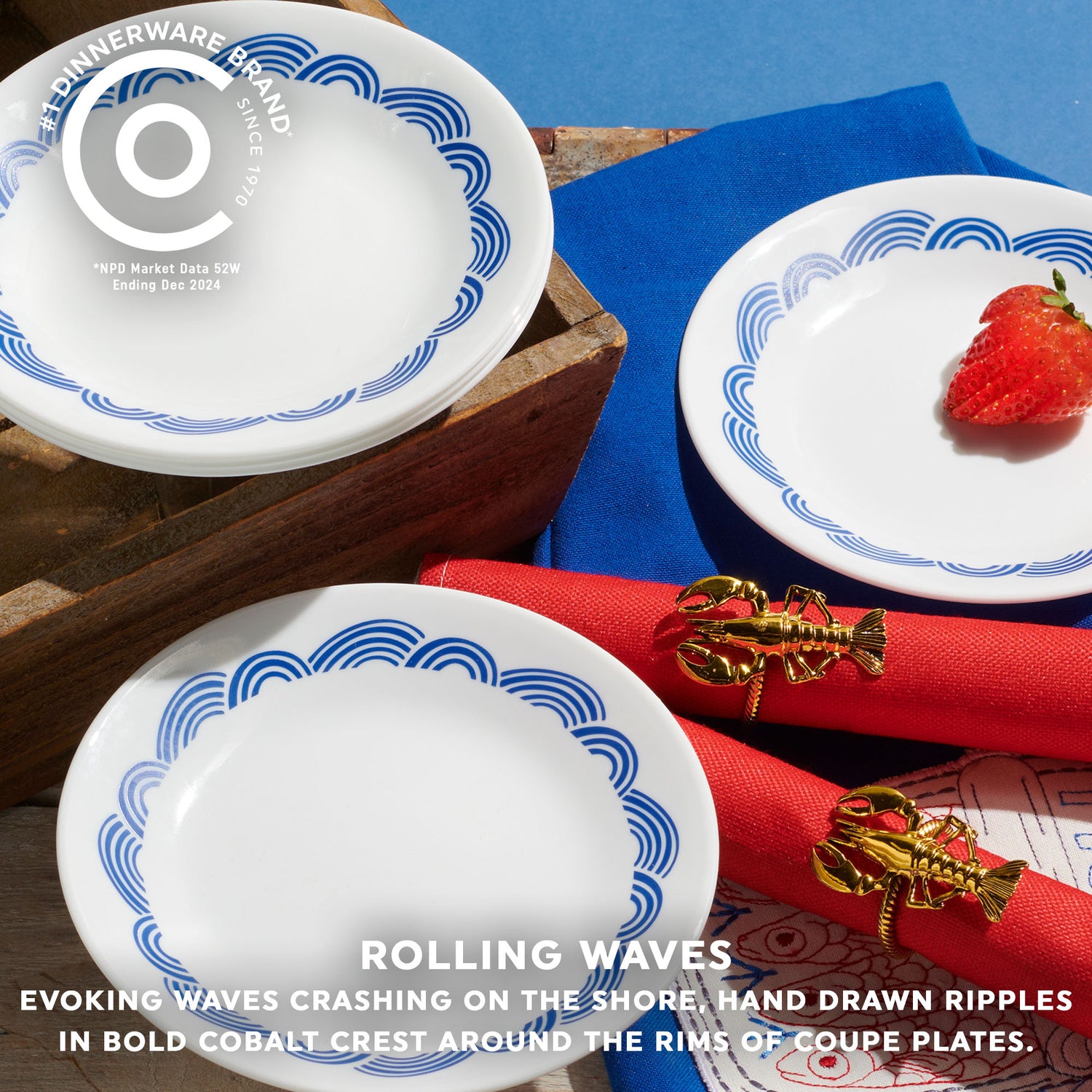 Corelle® Rolling Waves 8.5