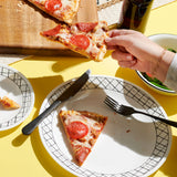 Corelle® Delicate Grid 18-piece Dinnerware Set, Service for 6