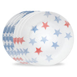 Corelle® Red, White, and Blue 8.5" Lunch Plate, 6-pack