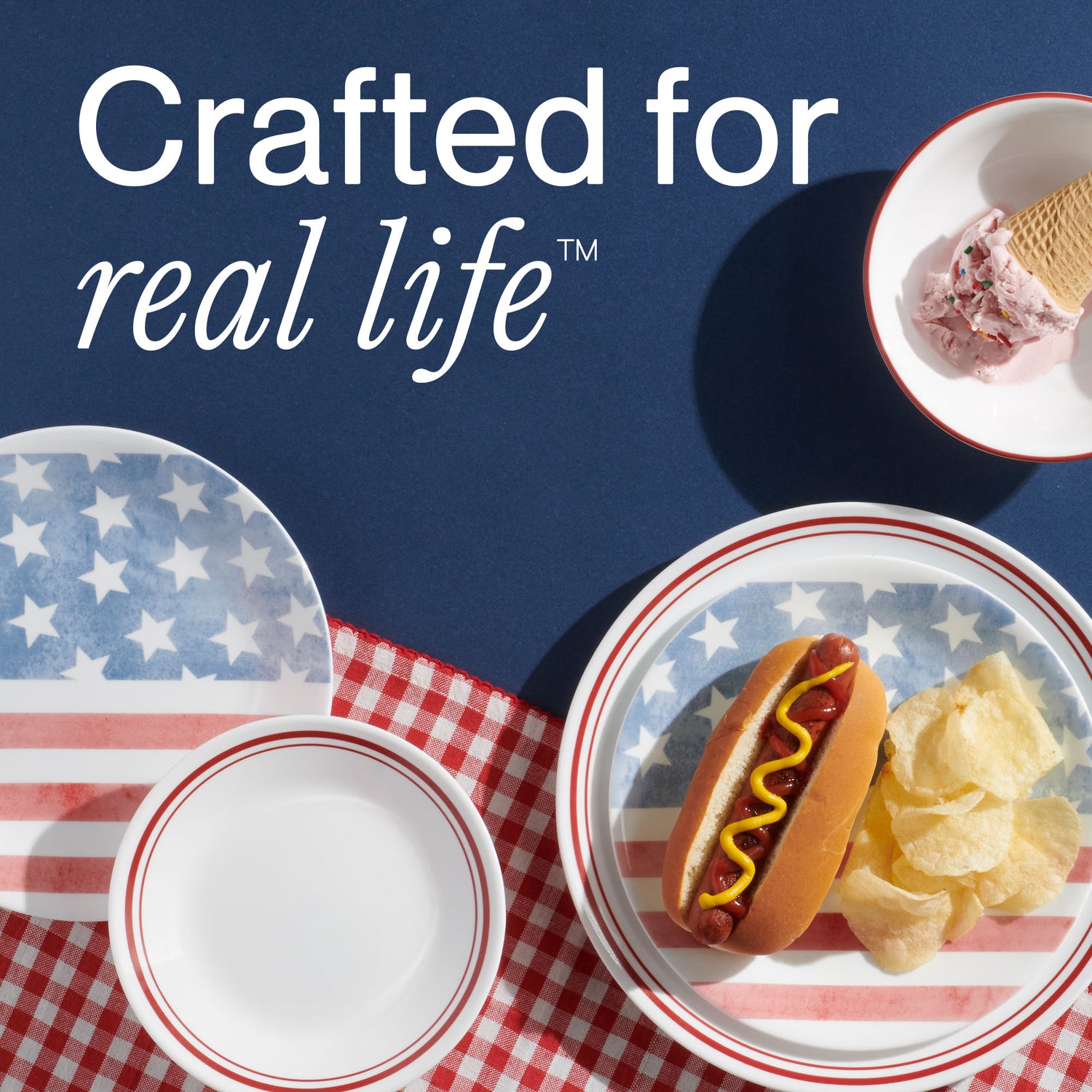 Corelle® Red, White, and Blue 8.5