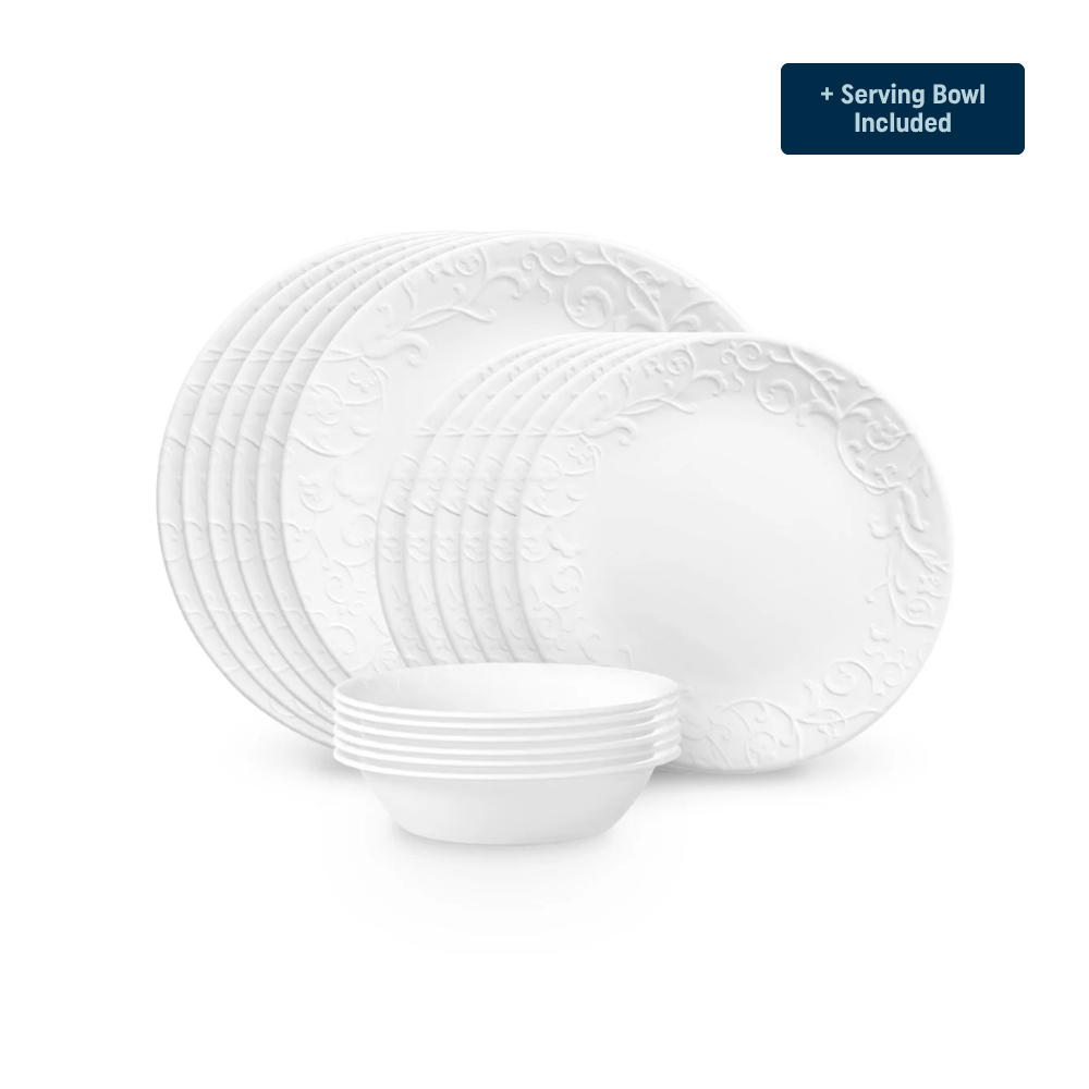 Corelle® Bella Faenza Dinnerware & Serving Bowl Bundle | Service for 6