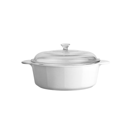 CorningWare® Just White 0.8-Liter Casserole with Cover