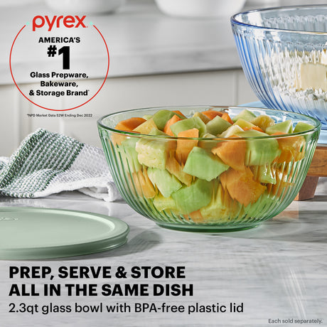 pyrex america's #1 glass prepware, bakeware & storage brand