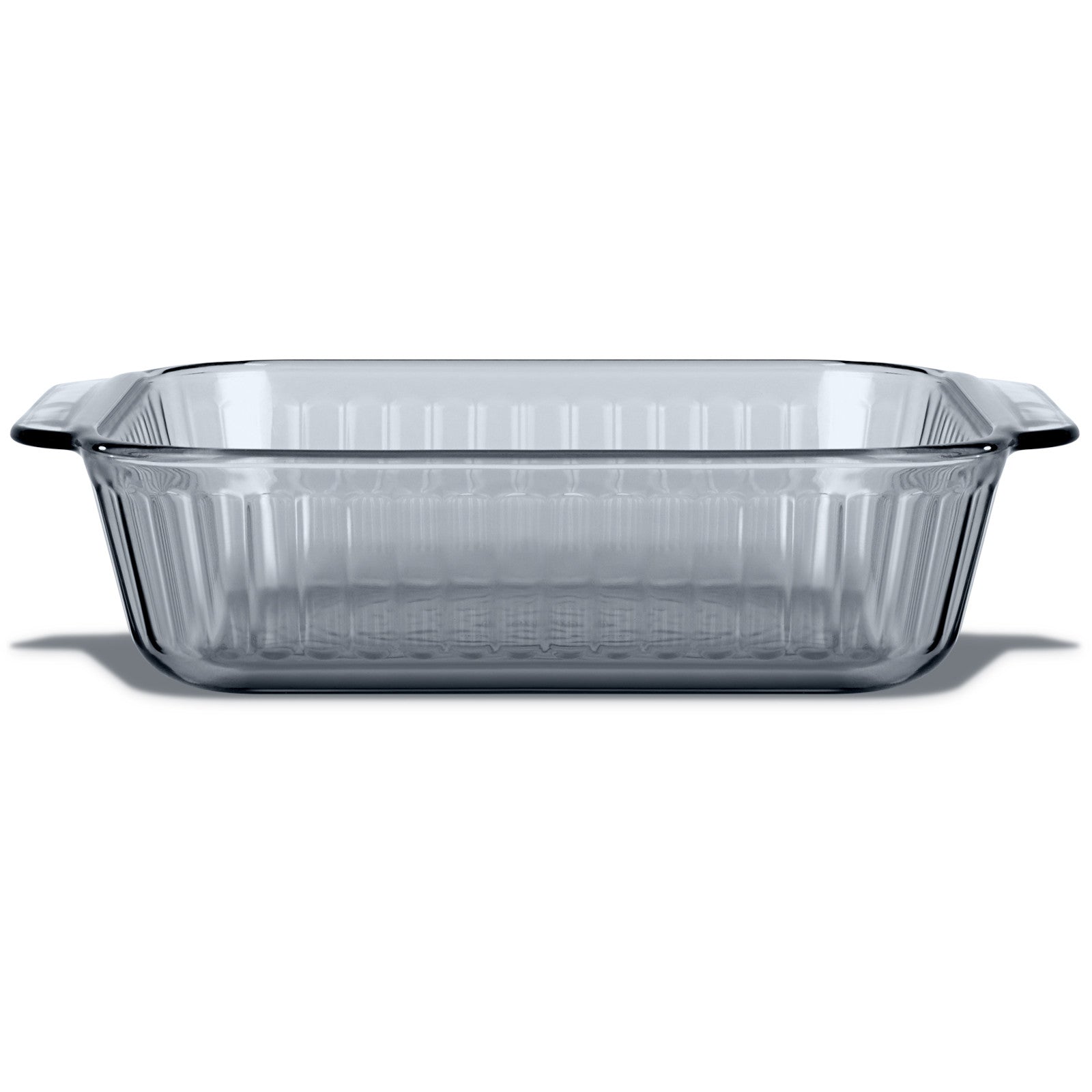 Pyrex Sculpted Tinted Colors 8 Square Baking Dish Smoke