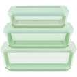 Simply Store Tinted 6-pc Green Rectangle Storage Set