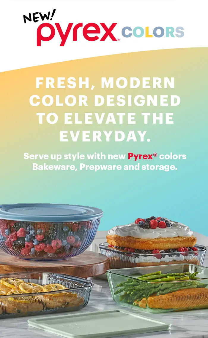 New Pyrex Colors